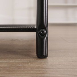 Полка для обуви "Женева-23", 645х270х600 мм, 3 полки, металл, чёрная, ПДО Ж23 Ч