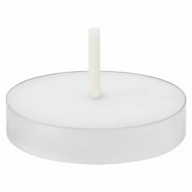 Свечи чайные Standard, до 3,5 часов горения, вес 8,5 г, КОМПЛЕКТ 100 шт., в гильзе, LAIMA, 609198