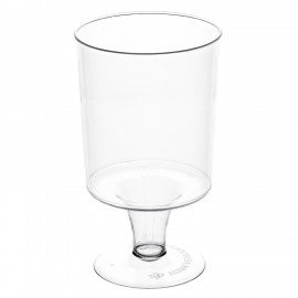Рюмка одноразовая 100мл пластиковая прозрачная "Кристалл", ВЗЛП, ШК0204, 1002П