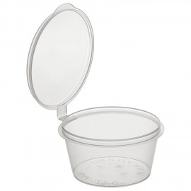 Соусник одноразовый 50мл Стандарт с верхней крышкой прозрачный, ВЗЛП, ШК7609, 1245П2