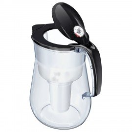 Кувшин-фильтр для очистки воды АКВАФОР "Прованс А5", 4,2 л, со сменной кассетой, черный, 519169