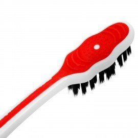 Зубная щетка средней жесткости, щетинки с угольным напылением, КОМПЛЕКТ 2 шт, LAIMA DENT, 609319