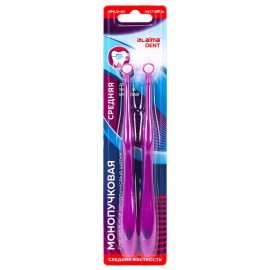 Зубная щетка монопучковая, для ухода за брекетами, для детей, КОМПЛЕКТ 2шт, LAIMA DENT, 609321