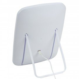 Зеркало настольное с LED подсветкой для макияжа, 24х17см, 3 режима свечения, аккумулятор 800 mAh, цвет белый, WBZ, 609333