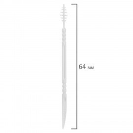 Зубочистки зубные ёршики с щеточкой 500 шт., стакан, LAIMA DENT, 609401