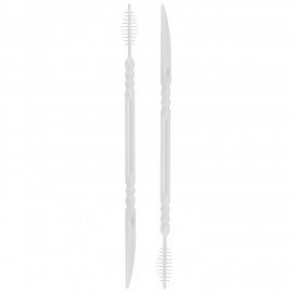 Зубочистки зубные ёршики с щеточкой 500 шт., стакан, LAIMA DENT, 609401