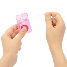 Зубная нить вощеная 50м, мягкая забота о деснах, ВКУС КЛУБНИКИ, LAIMA DENT, 609415