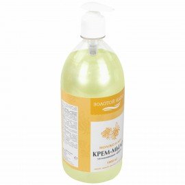 Мыло-крем жидкое 1 л, ЗОЛОТОЙ ИДЕАЛ "Молоко и мёд", дозатор, 609427