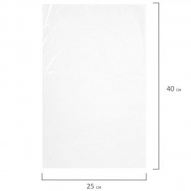 Пакеты фасовочные ПРОЧНЫЕ, первичный ПВД 25х40 см, КОМПЛЕКТ 500 шт., 30 мкм