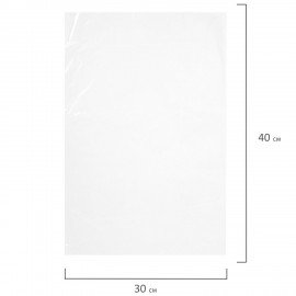 Пакеты фасовочные ПРОЧНЫЕ, первичный ПВД 30х40 см, КОМПЛЕКТ 500 шт., 35 мкм