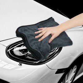 Салфетки из микрофибры для авто супервпитывающие КОМПЛЕКТ 2 шт. (1 шт. – 50х60 см, 1 шт. – 20х20 см), DASWERK, 609485