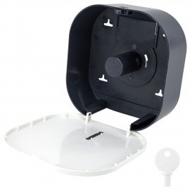 Диспенсер для туалетной бумаги LAIMA PROFESSIONAL SUPER (Система T2), малый, ABS-пластик, белый, 609504