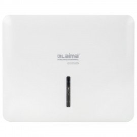 Диспенсер для полотенец LAIMA PROFESSIONAL SUPER (Система H2), Z-сложения, ABS-пластик, белый, 609505