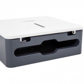 Диспенсер для полотенец LAIMA PROFESSIONAL SUPER (Система H2), Z-сложения, ABS-пластик, белый, 609505