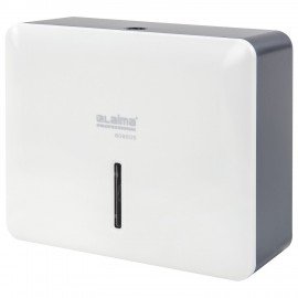 Диспенсер для полотенец LAIMA PROFESSIONAL SUPER (Система H2), Z-сложения, ABS-пластик, белый, 609505