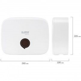 Диспенсер для полотенец LAIMA PROFESSIONAL PREMIUM (Система H2), Z-сложения, белый, ABS-пластик, 609515