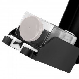 Дозатор для жидкого мыла LAIMA PROFESSIONAL PREMIUM BLACK, НАЛИВНОЙ, 0,5 л, черный, ABS-пластик, 609518