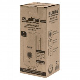 Дозатор для жидкого мыла LAIMA PROFESSIONAL PREMIUM BLACK, НАЛИВНОЙ, 1 л, черный, ABS-пластик, 609519