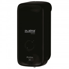 Дозатор для жидкого мыла-пены LAIMA PROFESSIONAL PREMIUM BLACK, НАЛИВНОЙ, 1 л, черный, ABS-пластик, 609520