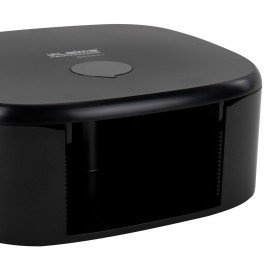 Диспенсер для туалетной бумаги LAIMA PROFESSIONAL PREMIUM BLACK (Система T2), малый, черный, ABS-пластик, 609521