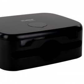 Диспенсер для полотенец LAIMA PROFESSIONAL PREMIUM BLACK (Система H2), Z-сложения, черный, ABS-пластик, 609522