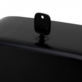 Диспенсер для полотенец LAIMA PROFESSIONAL PREMIUM BLACK (Система H3), V-сложения, черный, ABS-пластик, 609523