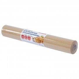 Бумага для выпечки силиконизированная, пергамент 38 см х 50 м, коричневый, LAIMA, CH, 609585