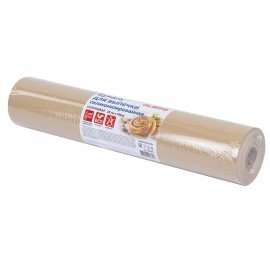 Бумага для выпечки силиконизированная, пергамент 38 см х 100 м, коричневый, LAIMA, CH, 609587