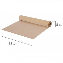 Бумага для выпечки силиконизированная, пергамент 38 х 50, коричневый, WBZ, 60589, 609589