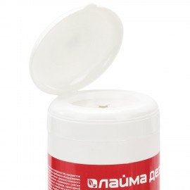 Дезинфицирующие салфетки спиртовые (70%) для рук и поверхностей 150шт ЛАЙМАДЕЗ, банка