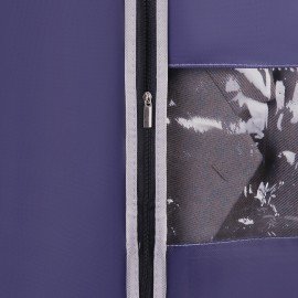 Чехол для одежды на молнии с ручками дорожный 60х100 см, синий, SHAMAANI, 609602