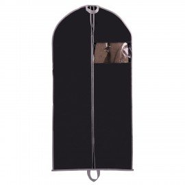 Чехол для одежды на молнии с ручками дорожный 60х120 см, черный, SHAMAANI, 609603