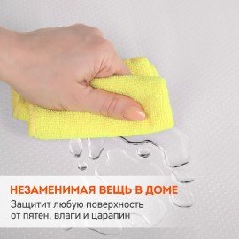 Коврики универсальные 6 шт., 30х45 см, для холодильника, полок, сервировки, прозрачный, DASWERK, 609604