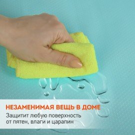 Коврики универсальные 6 шт., 30х45 см, для холодильника, полок, сервировки, бирюзовый, DASWERK, 609606
