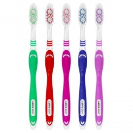 Зубная щетка средней жесткости, КОМПЛЕКТ 50шт, LAIMA DENT, 609691