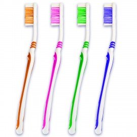 Зубная щетка средней жесткости, КОМПЛЕКТ 50шт, LAIMA DENT, 609691