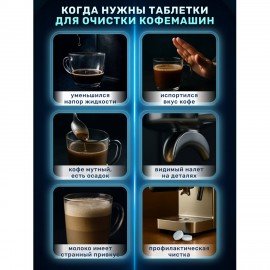 Таблетки для очистки кофемашин 12 шт., CLEAN&FRESH, Ck1m12