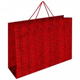 Пакет подарочный (1 шт.) 42x62x17см, 'BIG SIZE", голография, ассорти 3 цвета, ЗОЛОТАЯ, 609731