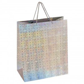 Пакет подарочный 49x40x19см (XXL) НАБОР 3шт, голография, ассорти, ЗОЛОТАЯ СКАЗКА, 609738