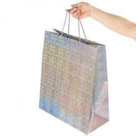 Пакет подарочный 49x40x19см (XXL) НАБОР 3шт, голография, ассорти, ЗОЛОТАЯ СКАЗКА, 609738