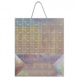 Пакет подарочный 49x40x19см (XXL) НАБОР 3шт, голография, ассорти, ЗОЛОТАЯ СКАЗКА, 609738