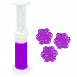 Диски гелевые для унитаза 44г LAIMA "Лаванда", 8 штук, 609784, 609794