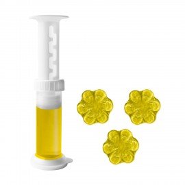 Диски гелевые для унитаза 44г LAIMA "Лимон", 8 штук, 609795