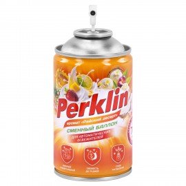 Сменный баллон 250мл PERKLIN "Райский десерт", для автоматических освежителей, универсальный, 609801
