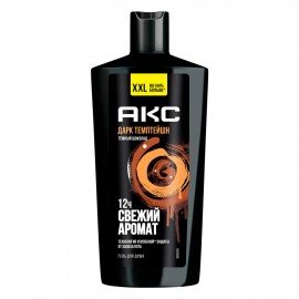 Гель для душа 610 мл, AXE "Dark temptation" (Черный шоколад), защита от запаха пота