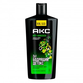 Шампунь + гель для душа мужской, 610 мл, AXE "Anti hangover" 2 в 1, грейпфрут и лайм