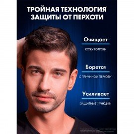 Шампунь против перхоти 400 мл, CLEAR MEN "Ледяная свежесть"