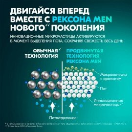 Антиперспирант аэрозольный 150 мл, REXONA MEN "Свежесть душа", усиленная защита