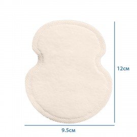 Вкладыши от пота прокладки для подмышек, 24 шт, бежевый цвет, размер M, DASWERK, 609982