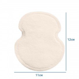 Вкладыши от пота прокладки для подмышек, 24 шт, бежевый цвет, размер L, DASWERK, 609983